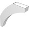 Ekena Millwork 5 1/2-in. W x 30-in. D x 36-in. H Thorton Architectural Grade PVC Knee Brace BRCP055X30X36THR - alternate 2